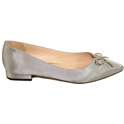 Flossie Light Grey Ballet Pumps