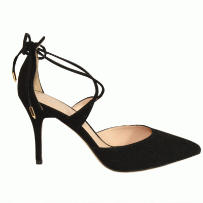 Deborah Black Suede Stilettos 