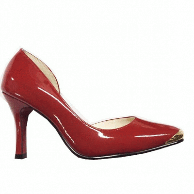Kim Cherry Red Patent High Heels